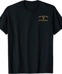 Yellowstone Dutton Ranch Gold Pocket Logo T-Shirt