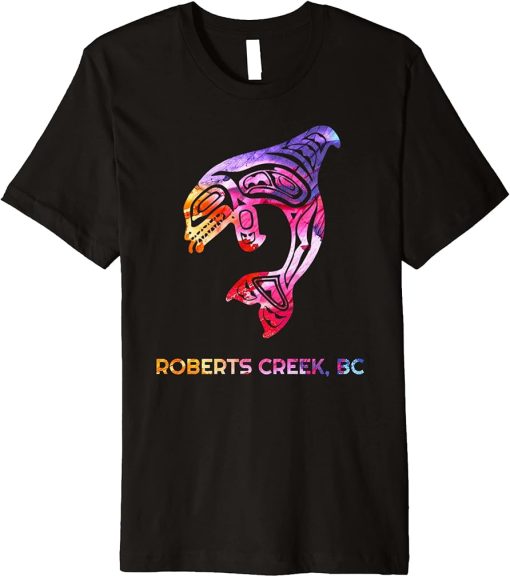 Tribal Roberts Creek OR Orca Killer Whale Native American Premium T-Shirt