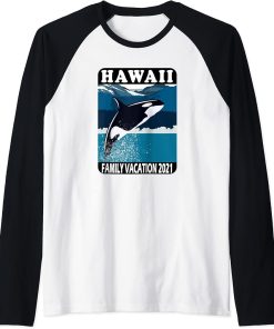 Mountains Ocean Raglan Baseball Tee